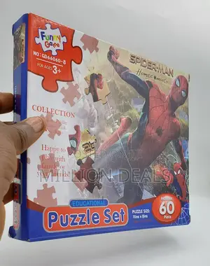 Spider Man Educational Puzzle Set Ages 3+