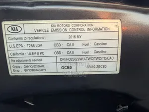 Kia Optima SX Turbo Sedan AWD (2.0L 4cyl 6A) 2016 Gray