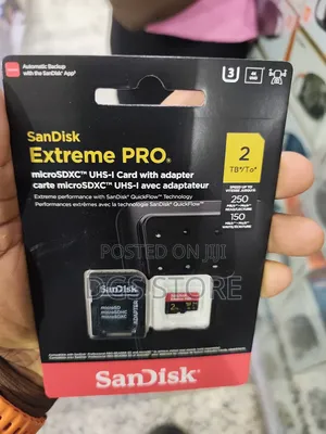 Sandisk Extreme Pro 2tb V30 250mbs Micro Memory Card