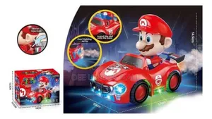 Stunt Car Toy,Battery-Operated Racin Car 4 Children With 5d Lightening