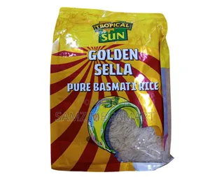 Tropical Sun Golden Sella Basmati Rice 2kg Extra-long, Non-sticky Rice