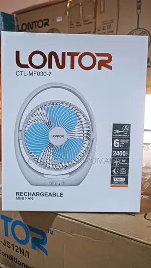Lontor Rechargeable Mini Fan Mf030-7