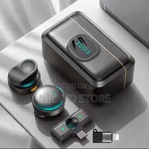Wireless Dual-Vocal Pro Microphone With Charging Case