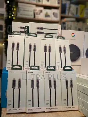 Green Lion 100w Fast Digital Display Cable Usb-c To Usb-c