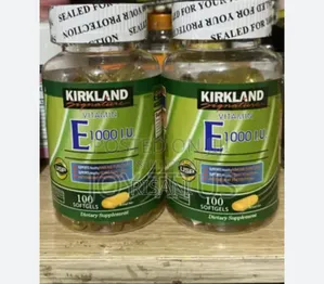 Kirkland Vitamin E Soft Gels With Salmon Whole Fish Oil