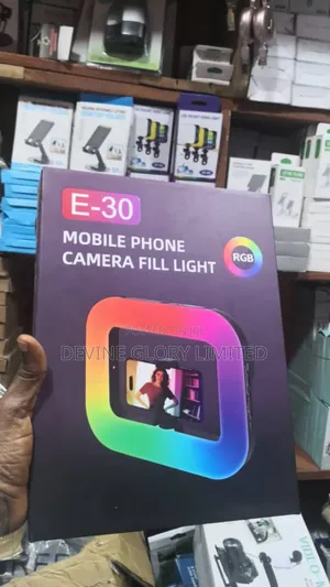 E-30 RGB Mobile Phone Camera Fill Light – Rechargeable Led