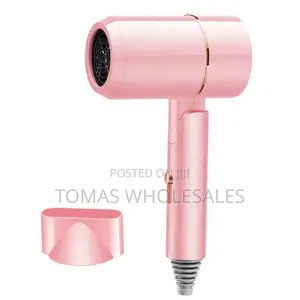 Foldable Travel Hair Dryer: Quick Drying Nozzle Easy Carry Design