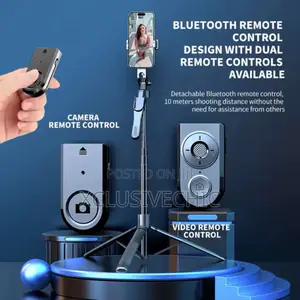 Mobile Phone Bluetooth Selfie Stick With Wireless Remote