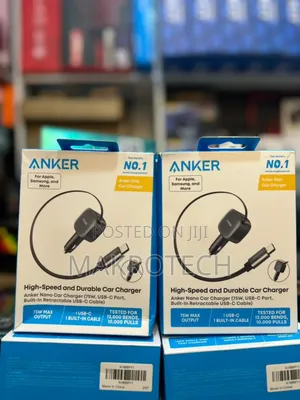 Anker Usb-c Car Charger, 75w Max Ultra-compact Type-c Fast Car Charger