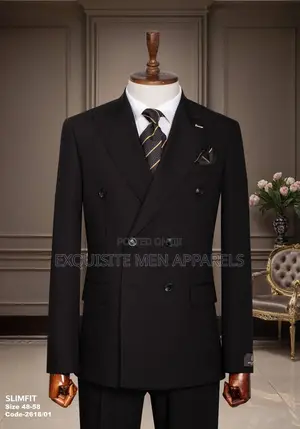 Quality Turkish Made Double Breasted Men’S Suit