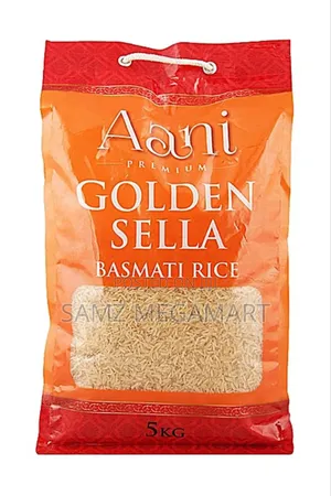 Aani Golden Sella Basmati Rice 5kg – Extra-long, Fluffy Rice