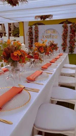 Event Tables, Chairs Complete Hall Setup – For Rent