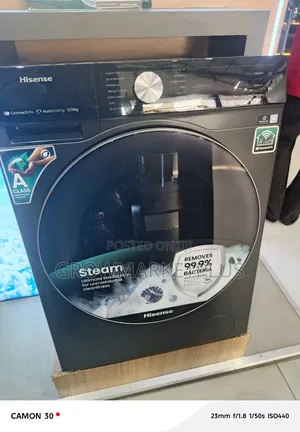 Hisense 12kg Front Load Wash Dry Wm-Hswm551245bb-Wd