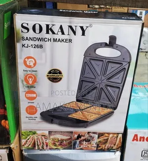 Sokany Sandwich Maker 4 Face