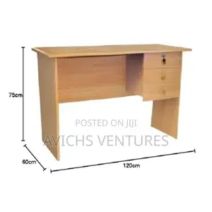 Nad, Wooden Office Desk (W)120 X (D)60 Cm - Beige Color, Nad-123