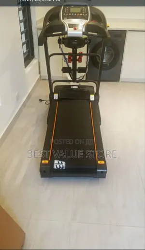 2.5hp Electric Treadmill With Massager Dumbbells Twister