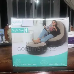 Inflatable Sofa/Leg Rest With Manual Pump