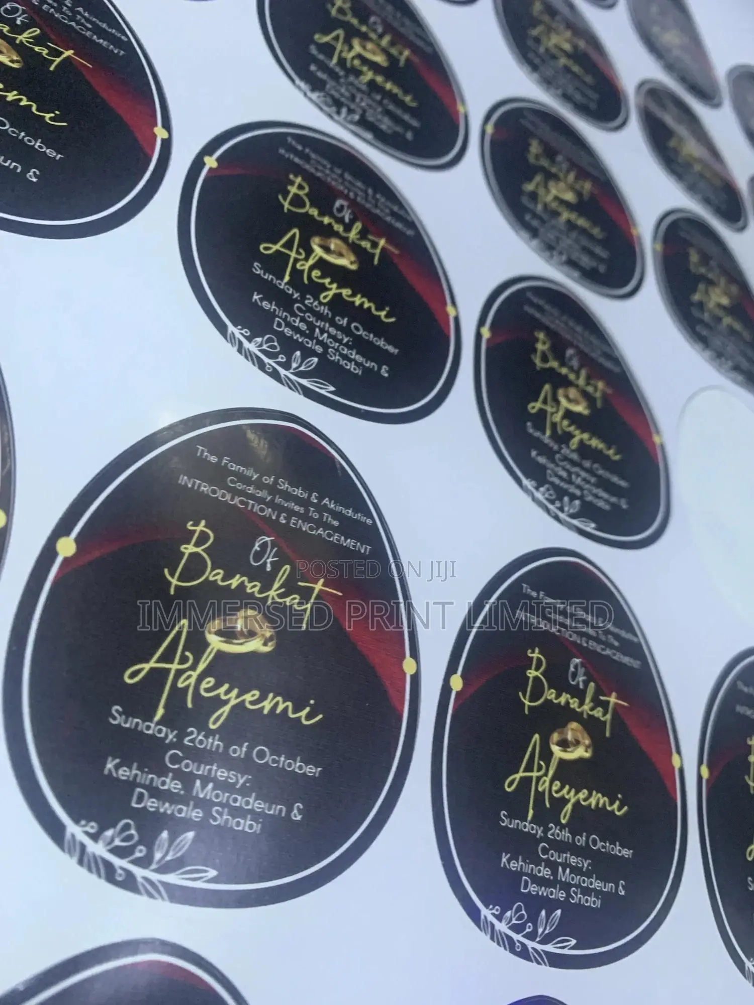 Custom Product Labels