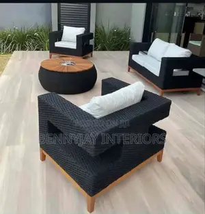 Rattan Table Chairs (Indoor Outdoor)