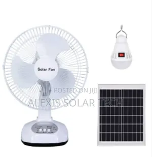 Solar Rechargeable Table Top Fan