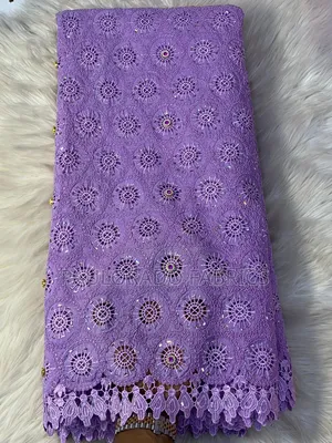 Swiss Organza Lace With Swarovski Stone