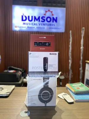 Scarlett 2i2 Soundcard, Akgp120 Condenser Mic, M50x Headphone