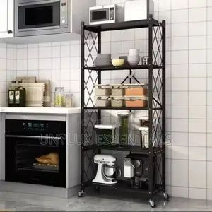 4/5 Layers Household Non Installation Kitchen Folding Storage Rack
