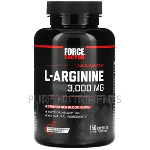 Force Factor L-Arginine 3000mg – Blood Flow Performance 150 Capsules