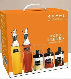5in1 Oil And Spice Jars