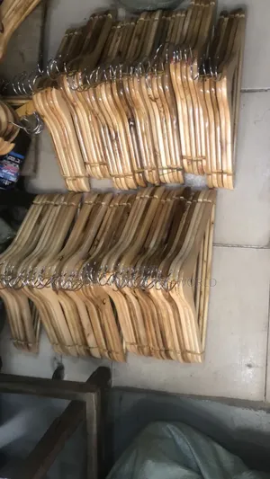 One Pack Of Wooden Hangers