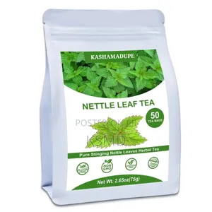 Nettle Leaf Tea Bags Mega Pack (50) Caffeine-Free Herbal Leaf Tea Bags