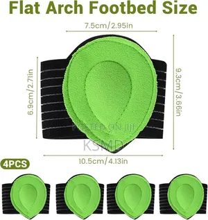 4 Pairs Arch Support Cushions, Plantar Fasciitis Support