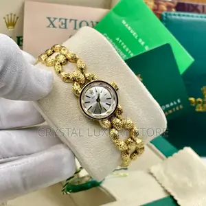 Rolex Quality Luxury Ladies Chain Strap Wristwatch