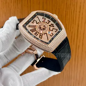Franck Muller Quality Men Iced Face Automatic Engine Wristwatch