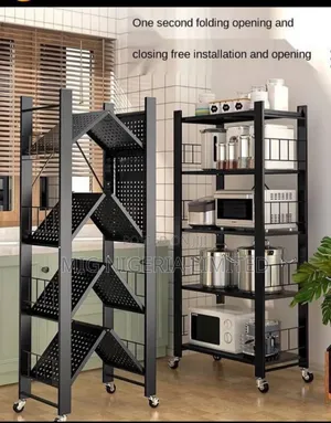 5 Layer Stainless Steel Storage Rack Stand for Home, Kitchen , Toilet