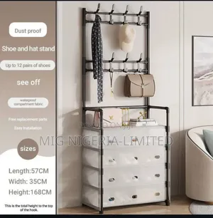 Shoe Rack Bag Rack Holder With Storage