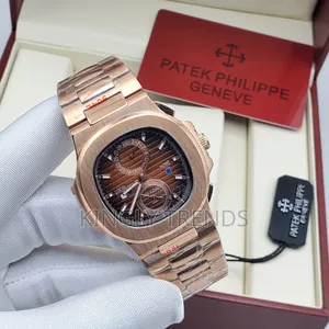 Patek 2 Chrome Automatic Wristwatch