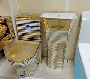 Special Gold Water Closet With Wash Hand Basin
