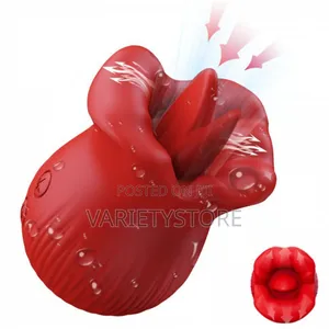 Powerful Rose Tongue Licking Clitoral and Nipples Stimulator