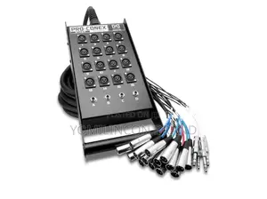 Hosa Sh-16x4-100 Pro-Conex Stage Box Snake, Hosa 16 X XLR Sends and 4