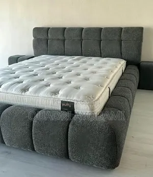 6 by 6 Bedframe With 2 Bedside