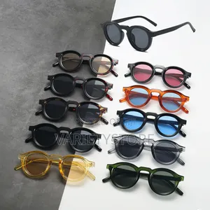 Retro Round Small Frame High-End Men's and Women's Sunglasses