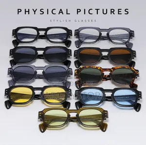 Fashion Vintage Rectangle Unisex Sunglasses