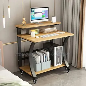 80cm Solid Wood Laptop Computer Desktop Table Mobile Learning Table