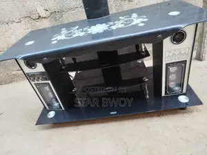 Glass Tv Console With Sound System