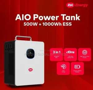 Itel 500w Solar Generator 1000wh Lithium Battery .