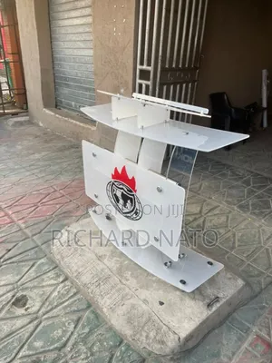 Luxury Acrylic Unbreakable Winners Pulpit in Vibes