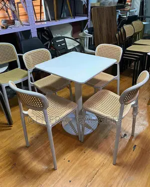 Wooden Table With 4 Chairs