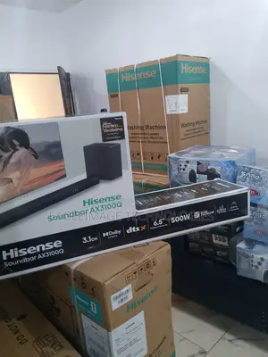 Hisense Ax3100q 3.1 Channel 500w Sound Bar + Deep Thumping Subwoofer
