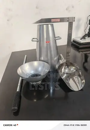 Stainless Steel Concrete Slump Cone Apparatus Test Set